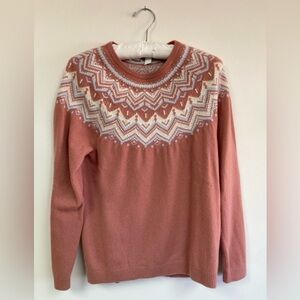 Dark rose LL Bean Cashmere Sweater